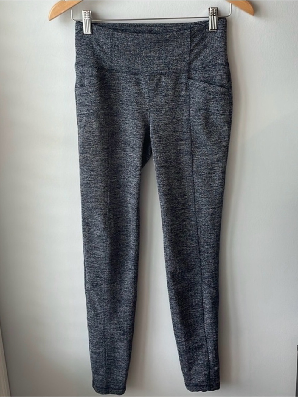 Athleta Heather Gray High-Waist Ponte Leggings - Picture 4 of 12